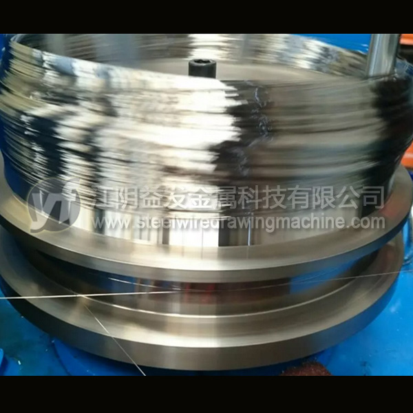 Glossy spring wire wire take-up machine