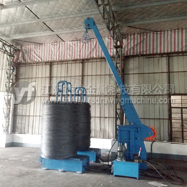 Overhead hydraulic take-up