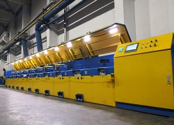 Art (flower arrangement) steel wire production process